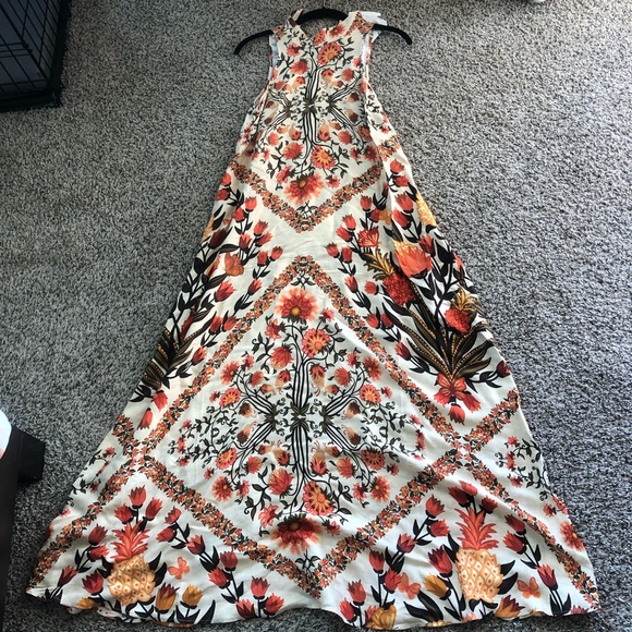 Farm Rio Floral Halter Maxi Dress - Small - Picture 9 of 9